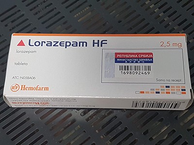 Lorazépam (Ativan) 2.5 mg Original